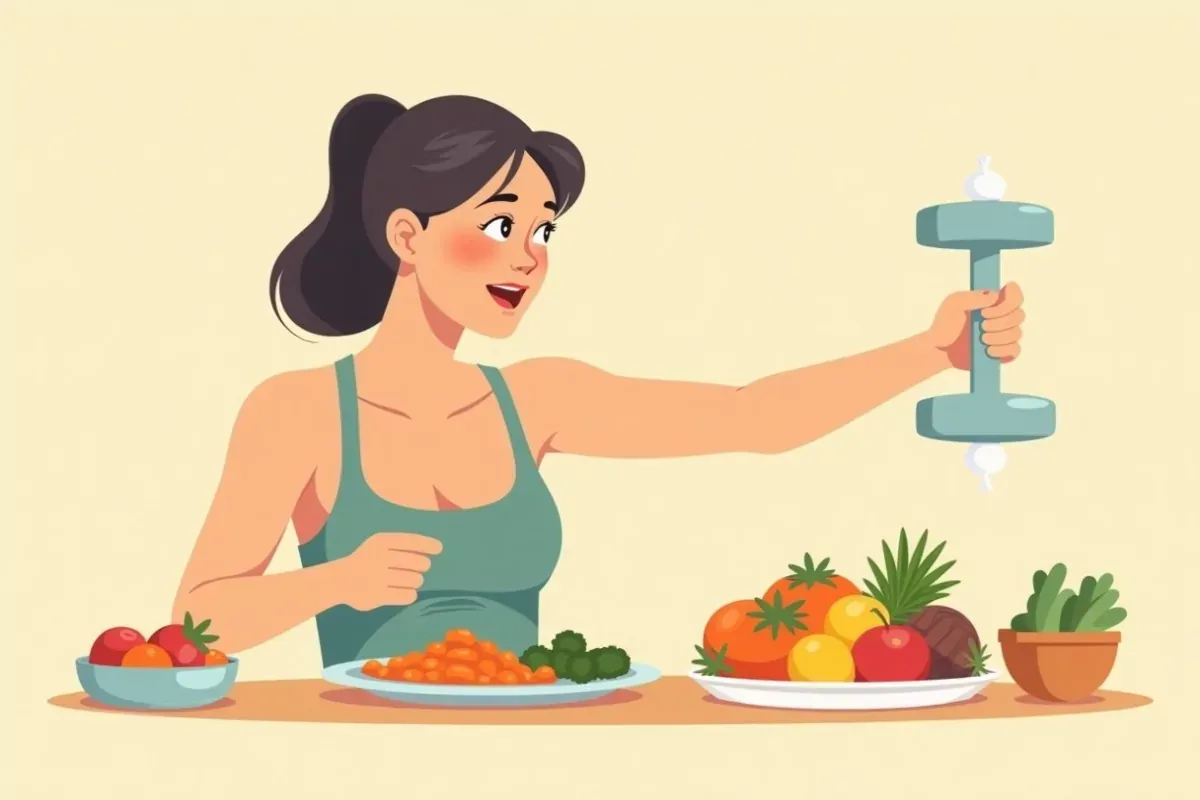 How to Work Out Your Arms at Home - Studio Ghibli anime illustration