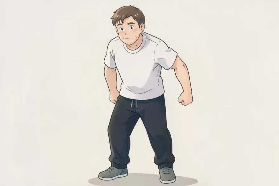 10 Back Workouts at Home for a Stronger, Wider Back - Studio Ghibli anime illustration
