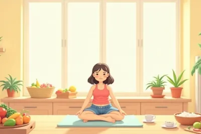 10 Best At-Home Exercises to Lose Weight in 2026 - Studio Ghibli anime illustration