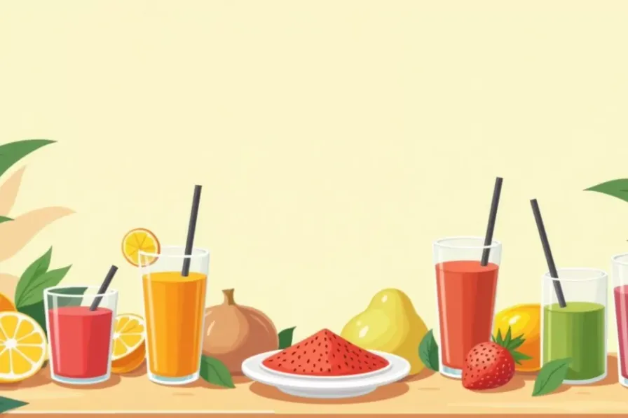 10 Detox Juice Recipes for Weight Loss and Body Cleansing - Studio Ghibli anime illustration