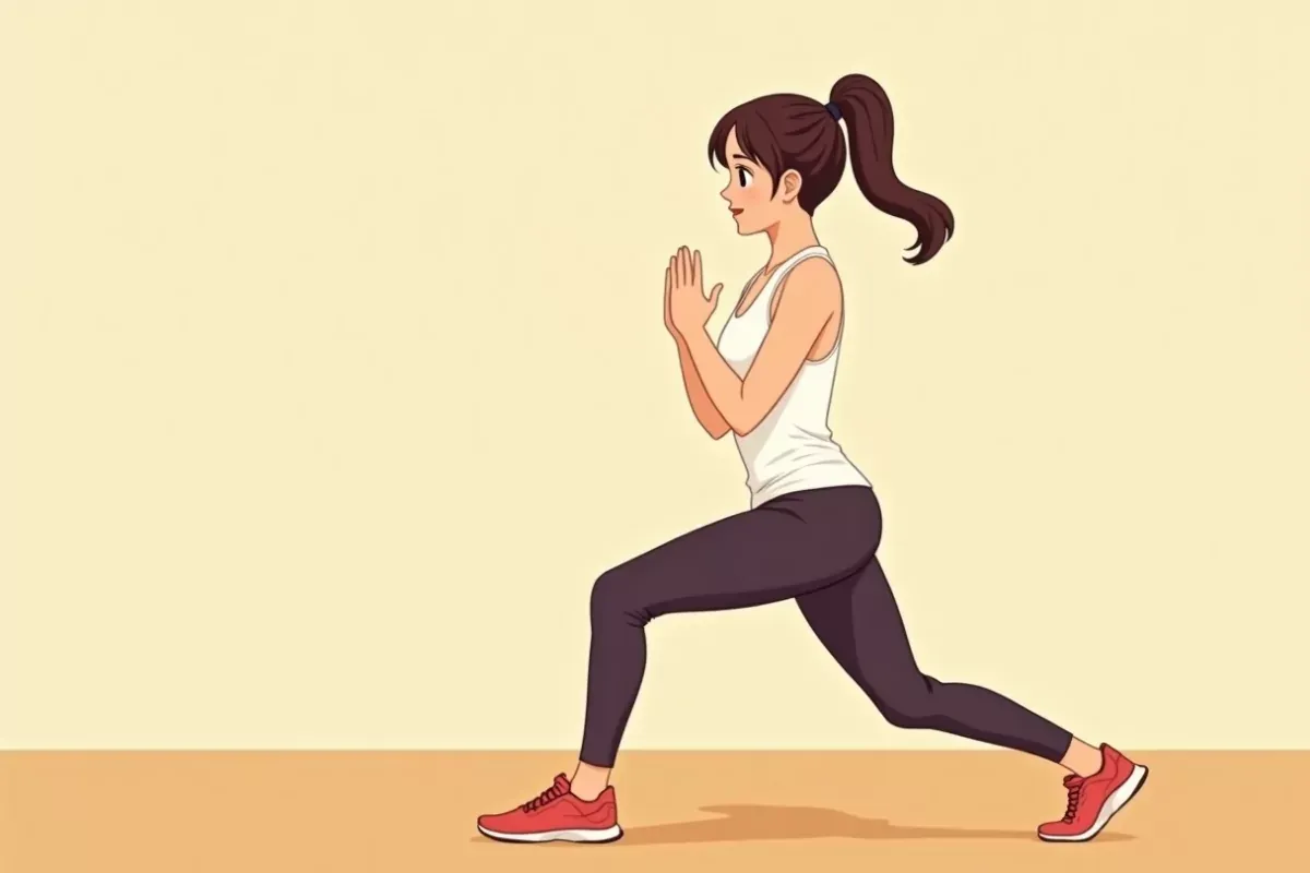 Lunges - Studio Ghibli anime illustration