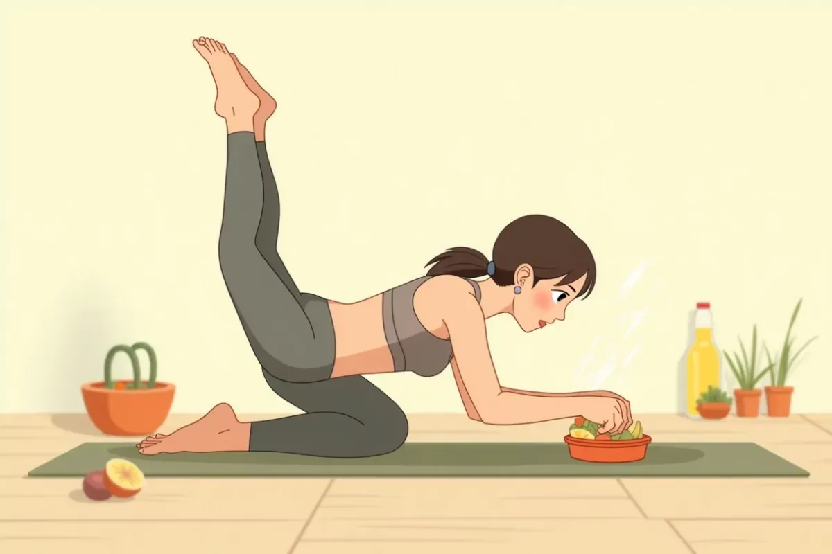 Glute Bridge - Studio Ghibli anime illustration