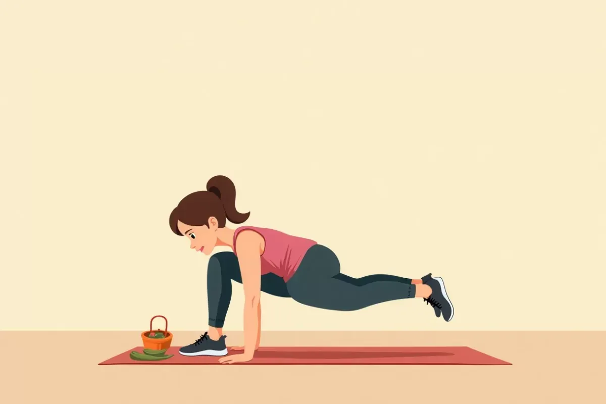 Burpees - Studio Ghibli anime illustration