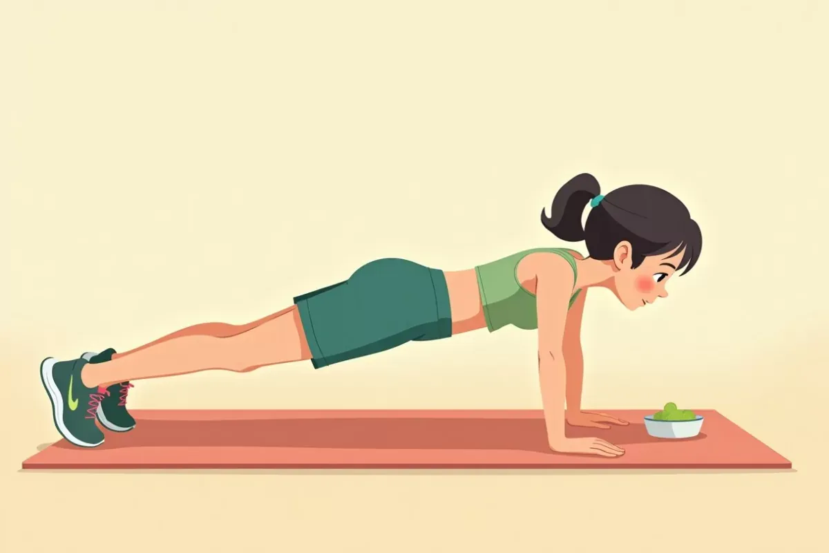 Push-ups - Studio Ghibli anime illustration