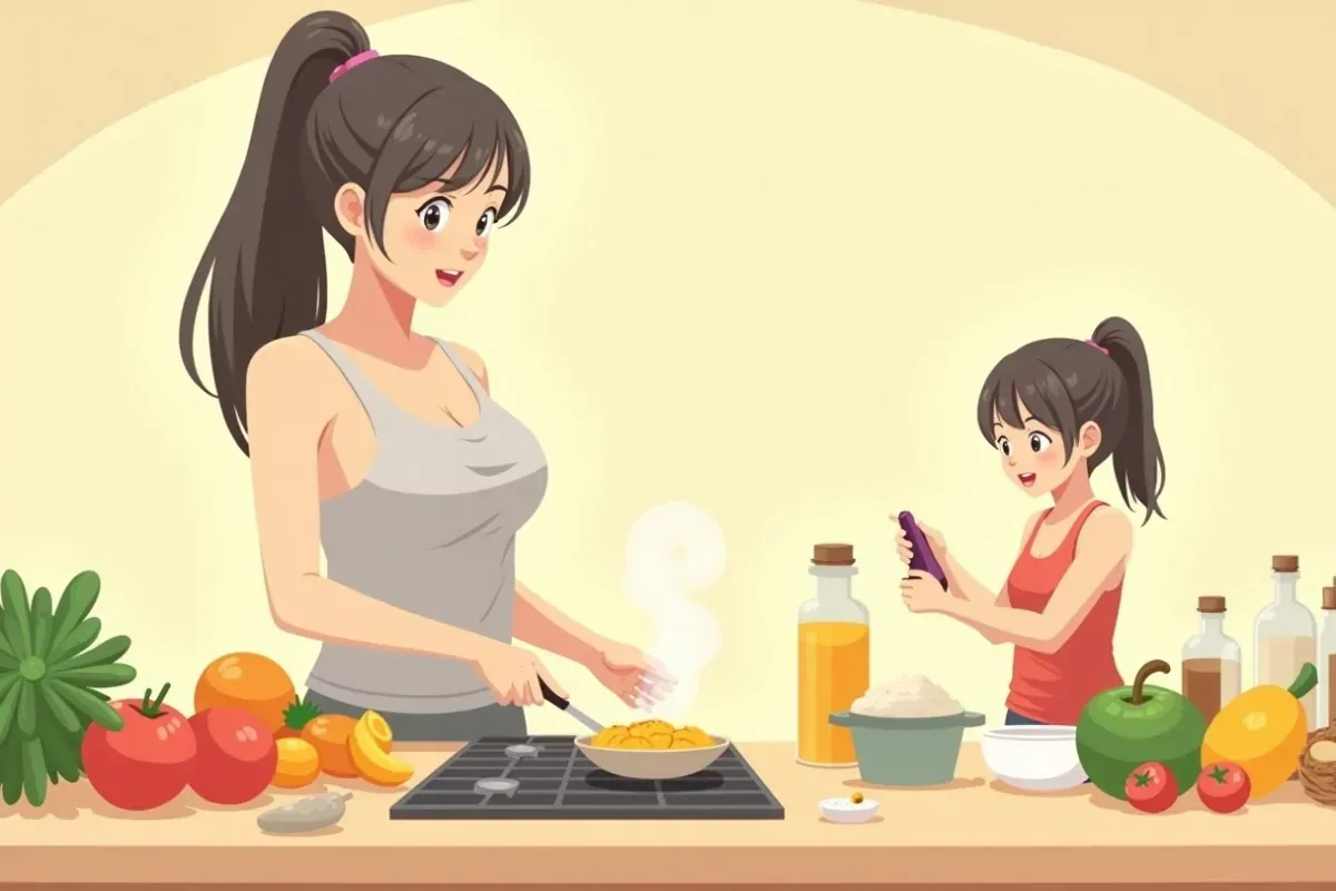 How I discovered the power of metabolism-boosting foods - Studio Ghibli anime illustration