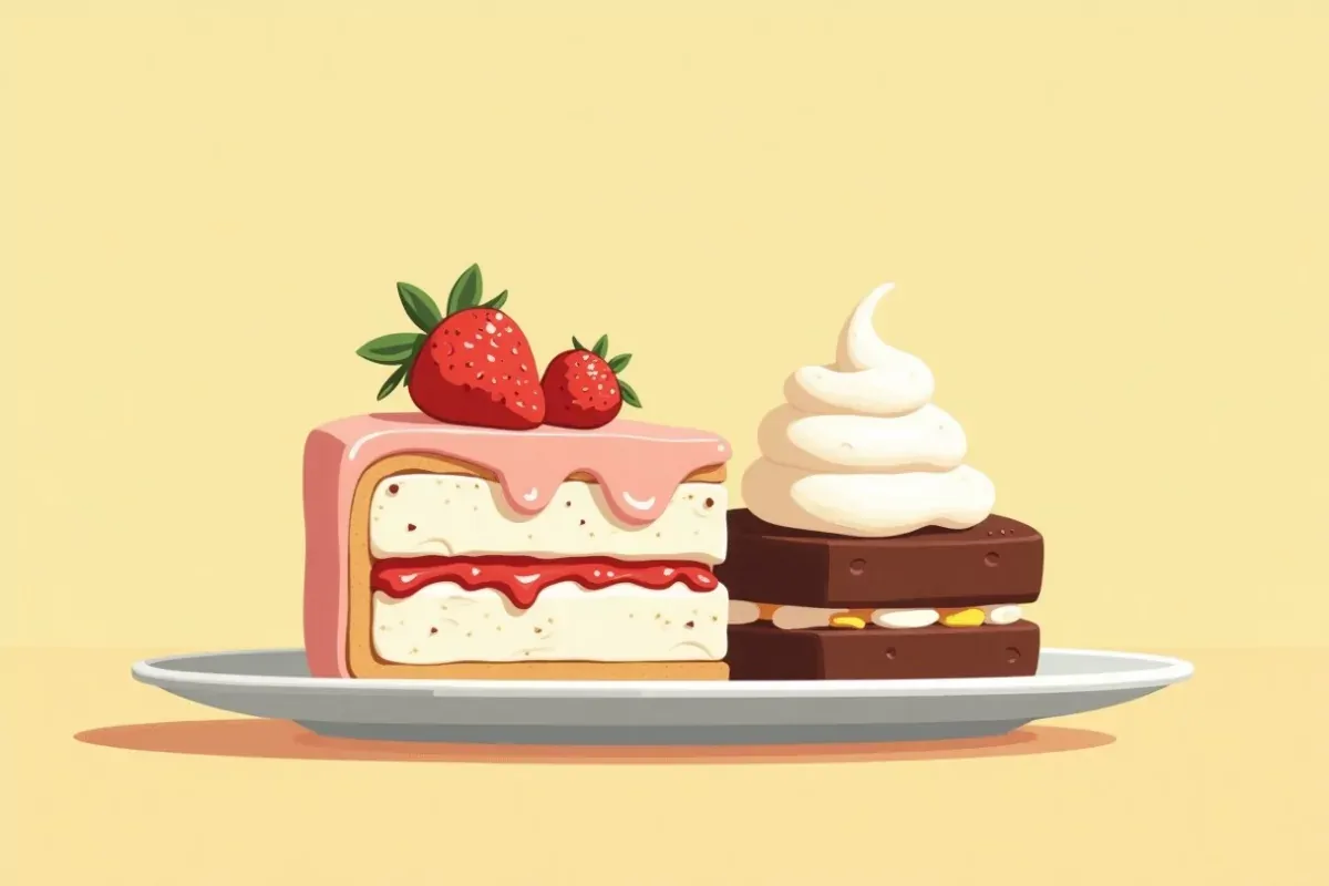 A Tale of Two Worlds Keto and Dessert - Studio Ghibli anime illustration