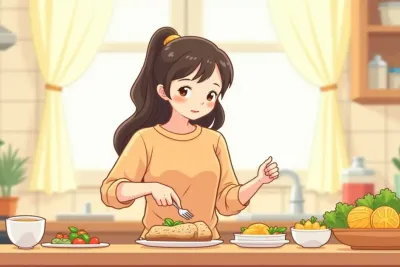 10 Keto Breakfast Recipes to Fuel Your Morning the Right Way - Studio Ghibli anime illustration