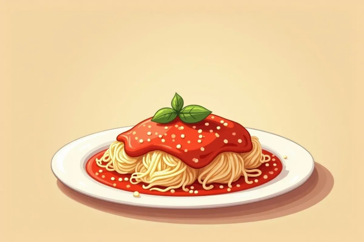 Keto Diet Recipe Chicken Parmesan - Studio Ghibli anime illustration