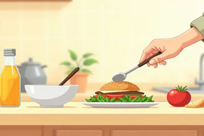 10 Quick and Easy Keto Lunch Recipes for Busy Weekdays - Studio Ghibli anime illustration
