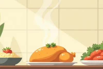 10 Juicy Keto Chicken Recipes for a Flavorful Low-Carb Meal - Studio Ghibli anime illustration