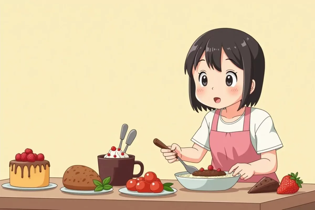 How I Discovered Low Carb Desserts - Studio Ghibli anime illustration