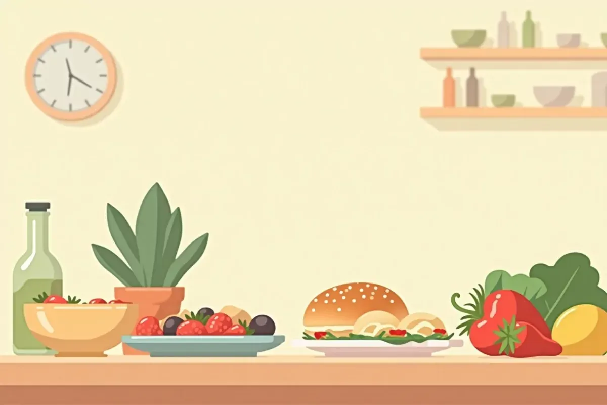 How to Plan Your Meals for Weight Loss - Studio Ghibli anime illustration