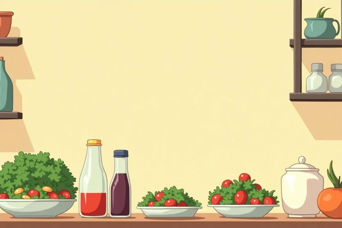 How I Discovered the Power of Salads for Weight Loss - Studio Ghibli anime illustration