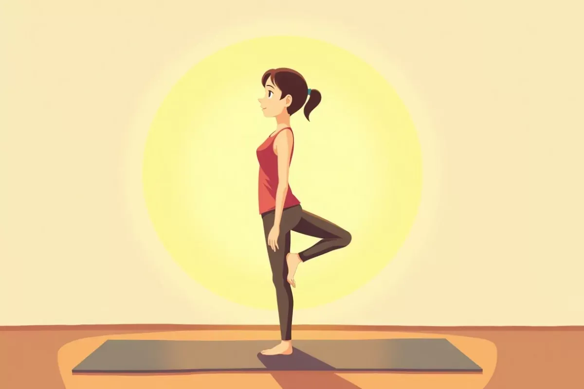 Workout 10: Somatic Sun Salutation - Studio Ghibli anime illustration