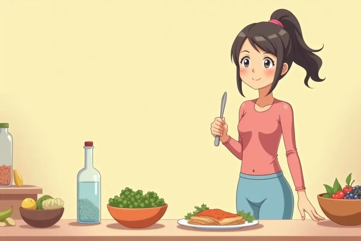Frequently Asked Questions About Intermittent Fasting and Weight Loss - Studio Ghibli anime illustration