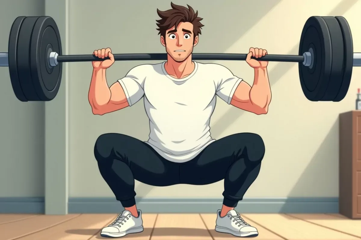 What are the 10 Steps Weight Gain Workout Guide - Studio Ghibli anime illustration