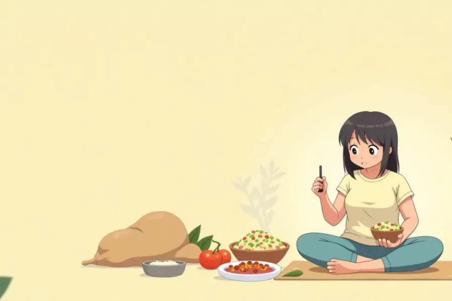 10 Home Workouts That Burn Maximum Calories in 30 Minutes - Studio Ghibli anime illustration