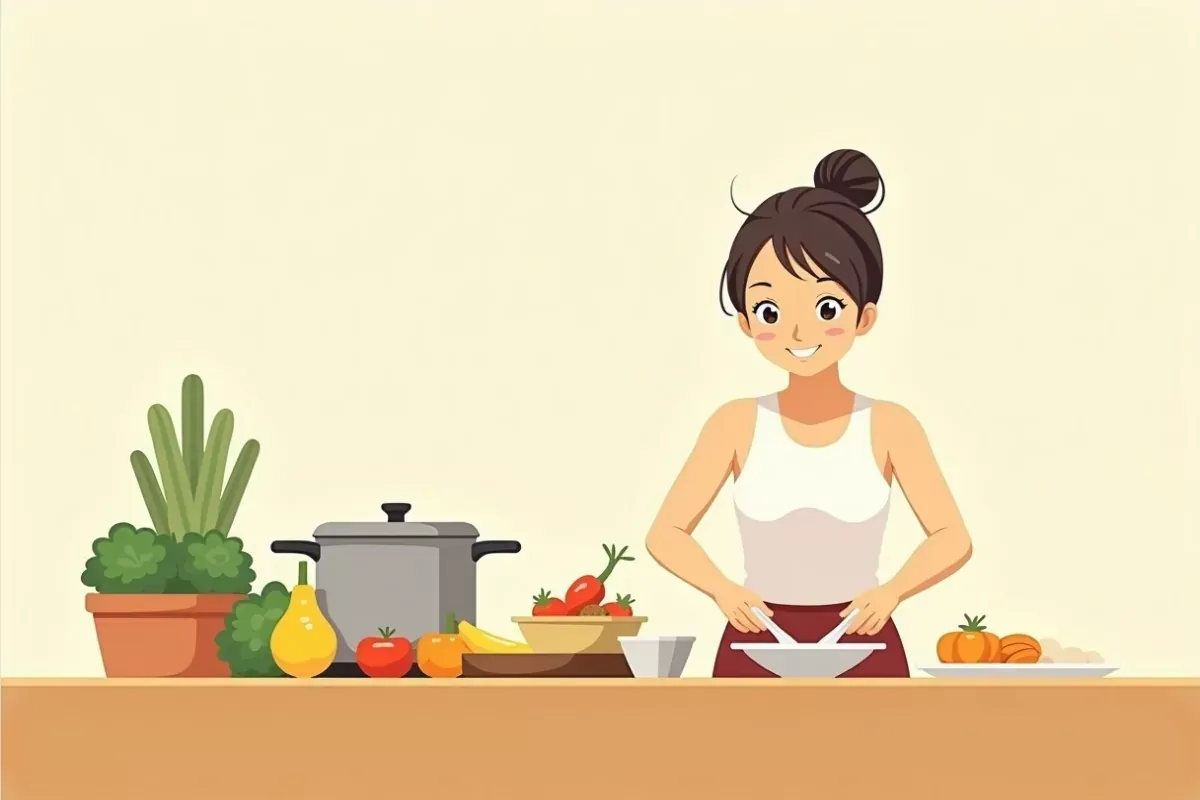 How to Make the Most of Your Home Workouts - Studio Ghibli anime illustration