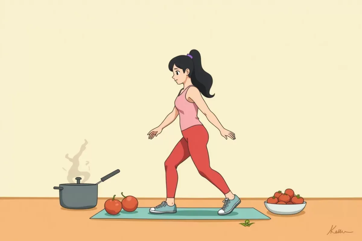 How to Incorporate These Workouts into Your Routine - Studio Ghibli anime illustration