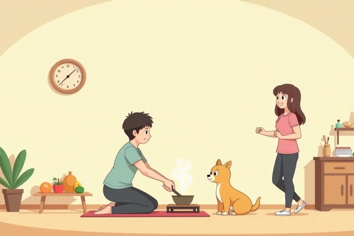 Frequently Asked Questions About HIIT and Weight Loss - Studio Ghibli anime illustration