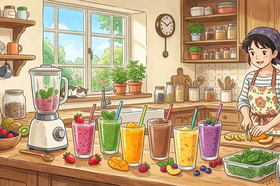 15 protein shakes for weight loss effective and delicious anime illustration