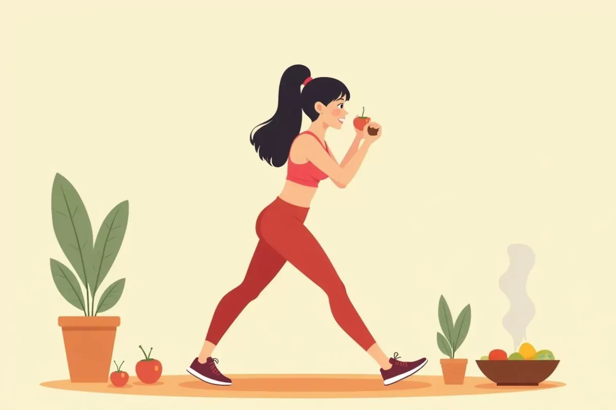 Find a workout that you enjoy - Studio Ghibli anime illustration