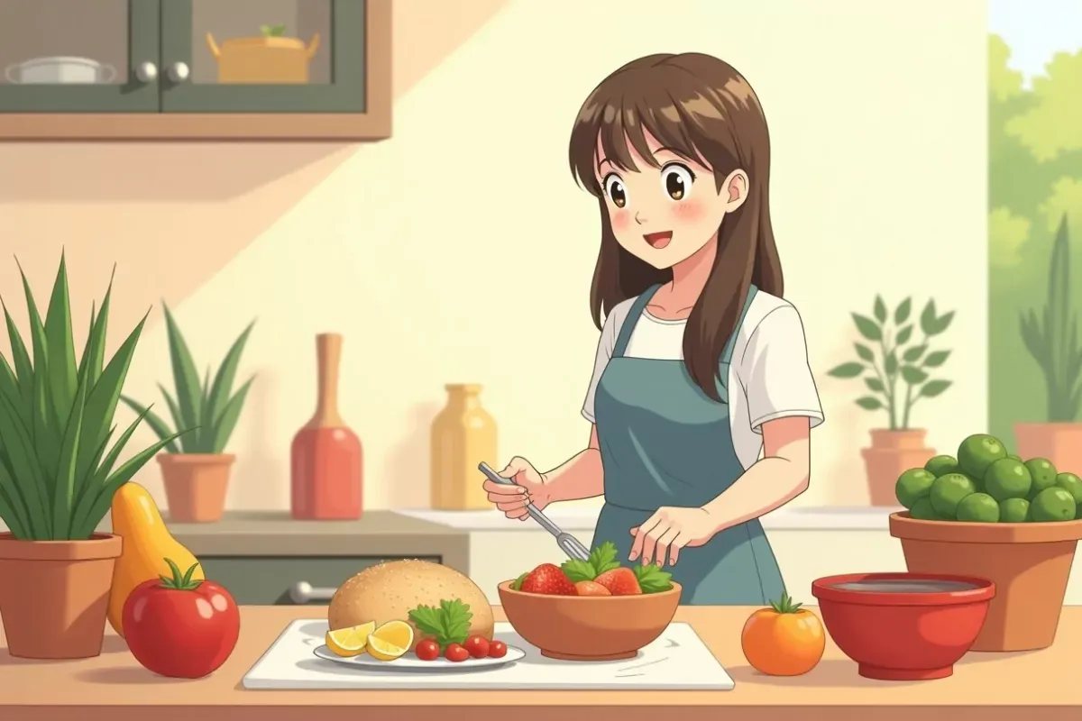 How I Discovered the Mediterranean Diet - Studio Ghibli anime illustration