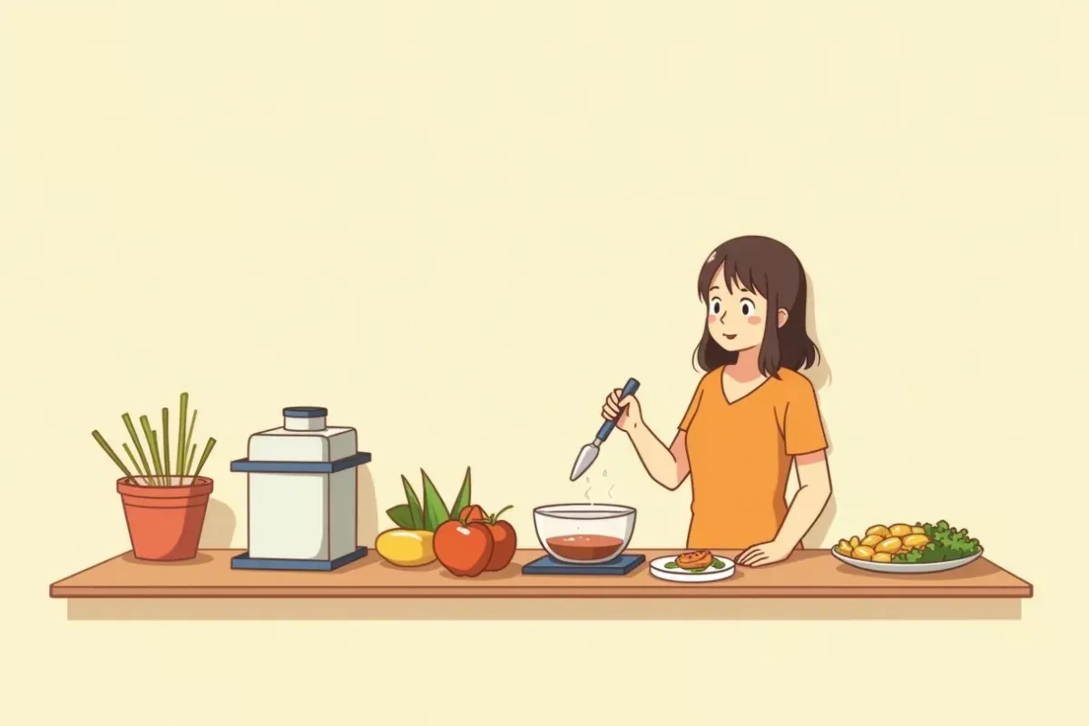 20 Steps for Weight Loss on Metformin - Studio Ghibli anime illustration