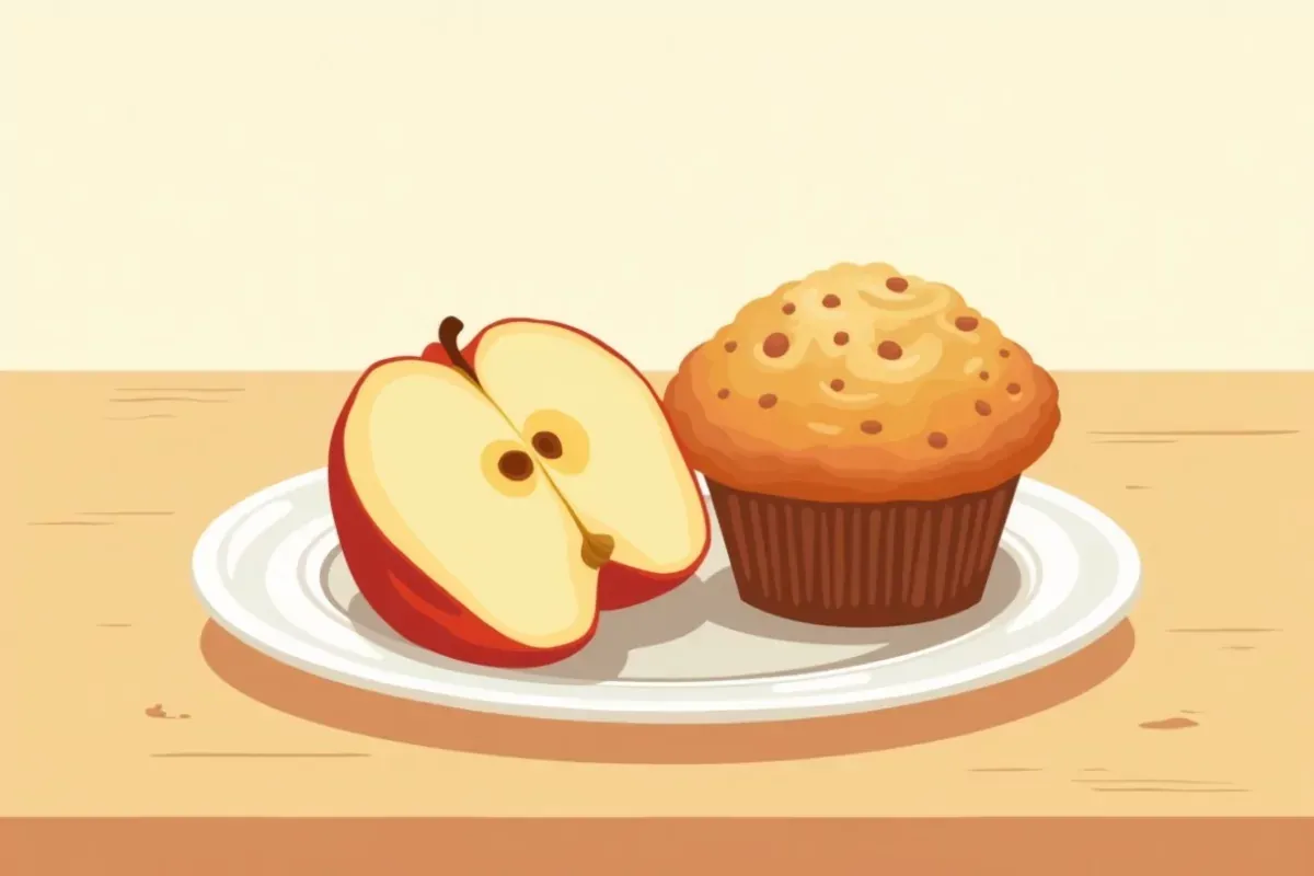 25. Apple and Cinnamon Muffins - Studio Ghibli anime illustration