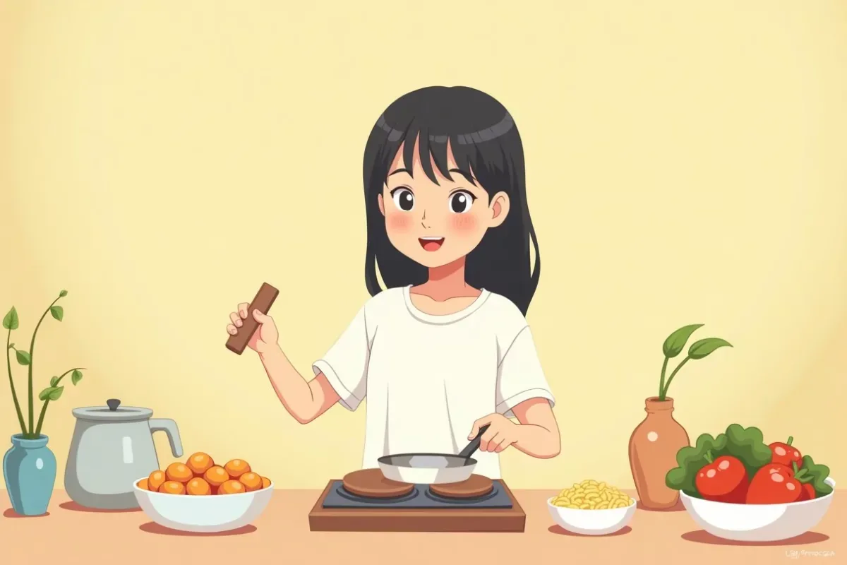 How I Lost 10 Pounds in a Month with These Easy Weight Loss Recipes - Studio Ghibli anime illustration