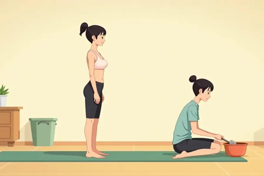 30 Calisthenics Exercises to Build Strength and Muscle at Home - Studio Ghibli anime illustration