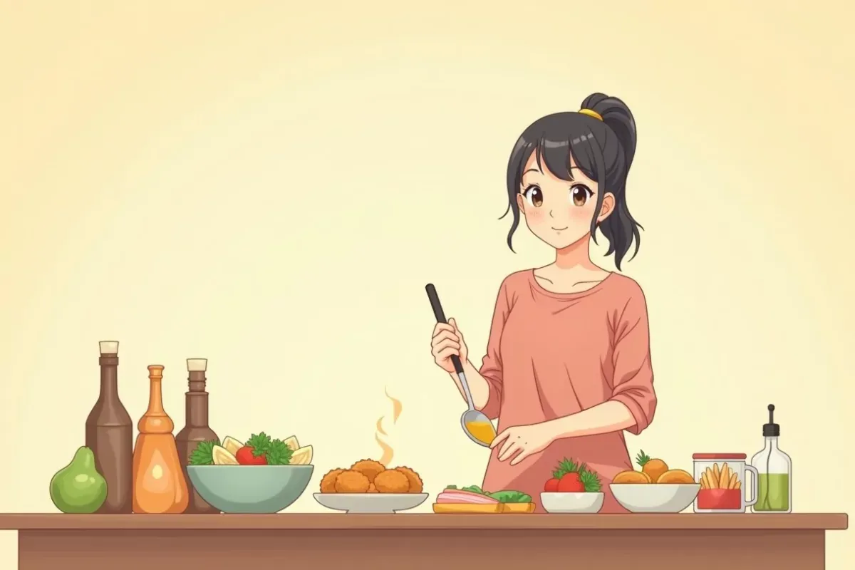 30-Day Weight Loss Challenge - Studio Ghibli anime illustration