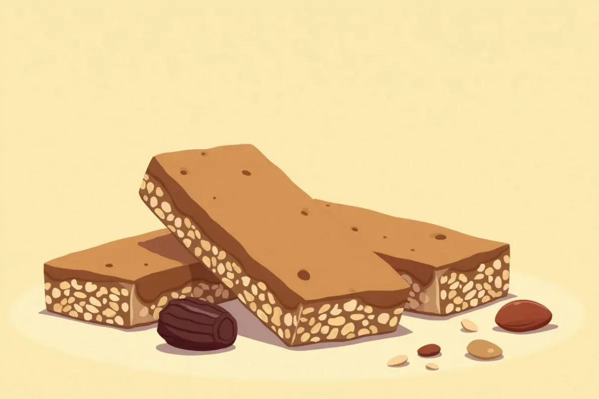 22. Breakfast Bars with Oatmeal, Dates, and Nuts - Studio Ghibli anime illustration