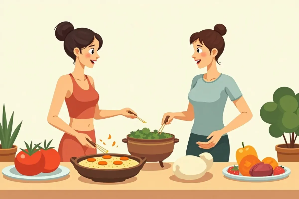 30 Foods for a High Fiber Diet - Studio Ghibli anime illustration