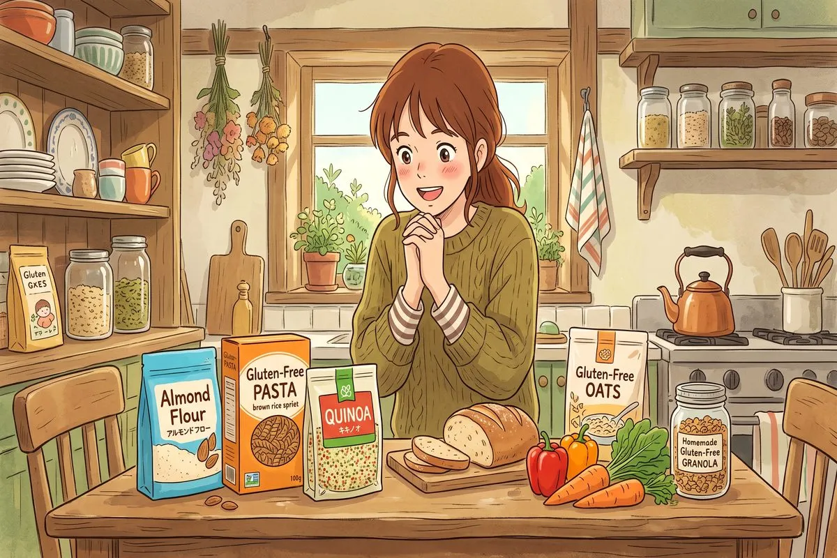my journey gluten free weight loss discovery anime illustration