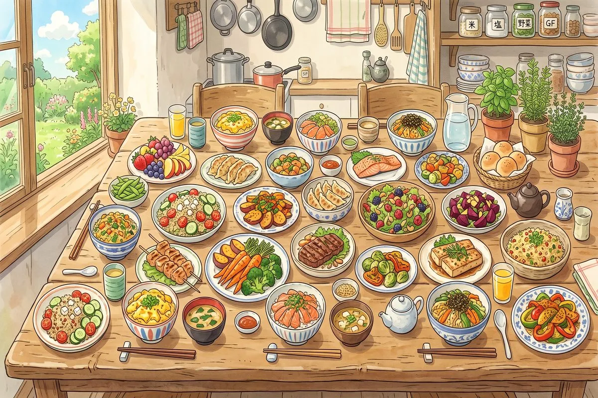 30 gluten free weight loss recipes compilation anime illustration