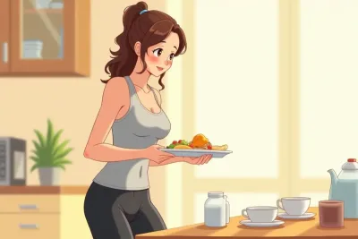 30 Healthy Weight Loss Breakfast Recipes to Start Your Day Right - Studio Ghibli anime illustration