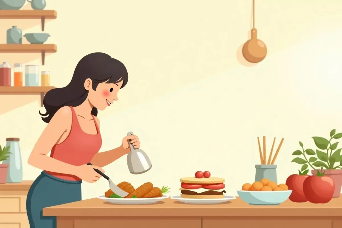 High Protein Breakfast Recipes - Studio Ghibli anime illustration