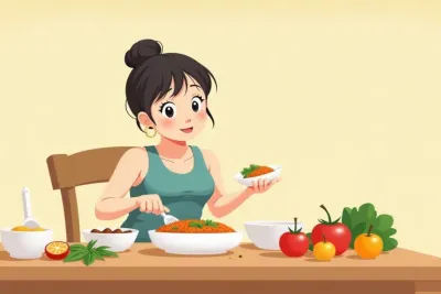 30 High-Protein Dinner Recipes for Weight Loss - Studio Ghibli anime illustration
