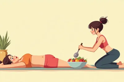 30 Core Ab Workouts: From Beginner to Advanced - Studio Ghibli anime illustration