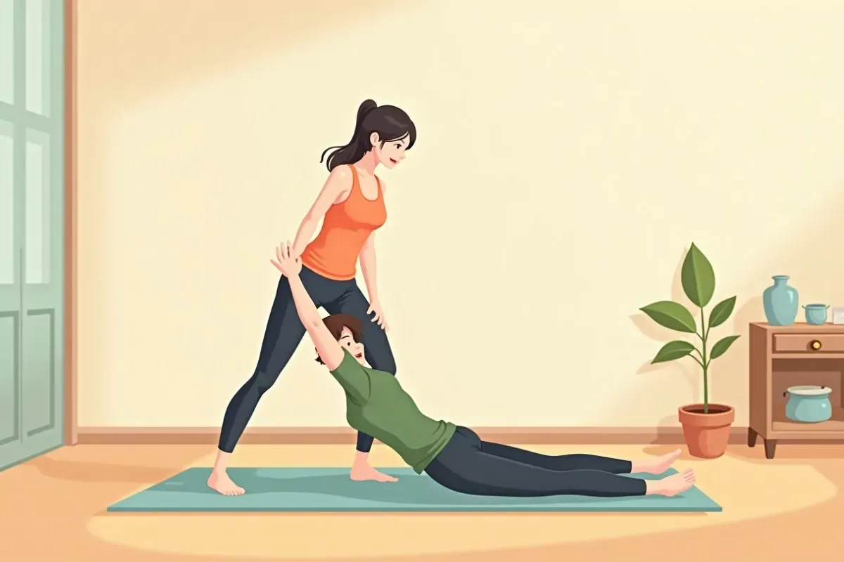 How to Do a Zumba Workout at Home Step by Step - Studio Ghibli anime illustration