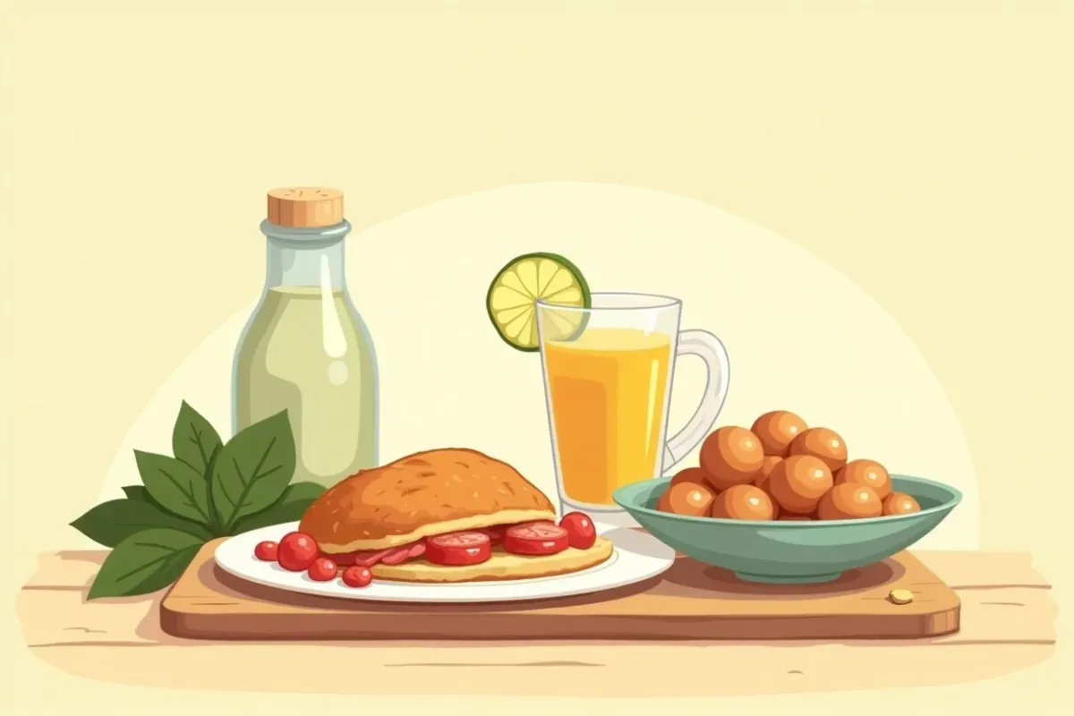 Breakfast Recipes - Studio Ghibli anime illustration