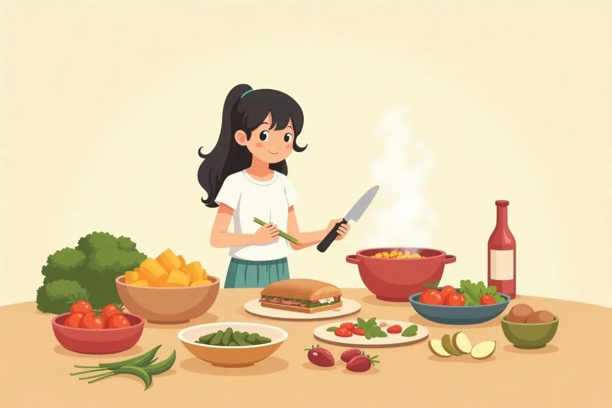 Snack Recipes - Studio Ghibli anime illustration