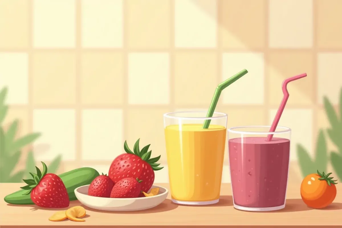 Some Smoothie Recipes to Try - Studio Ghibli anime illustration