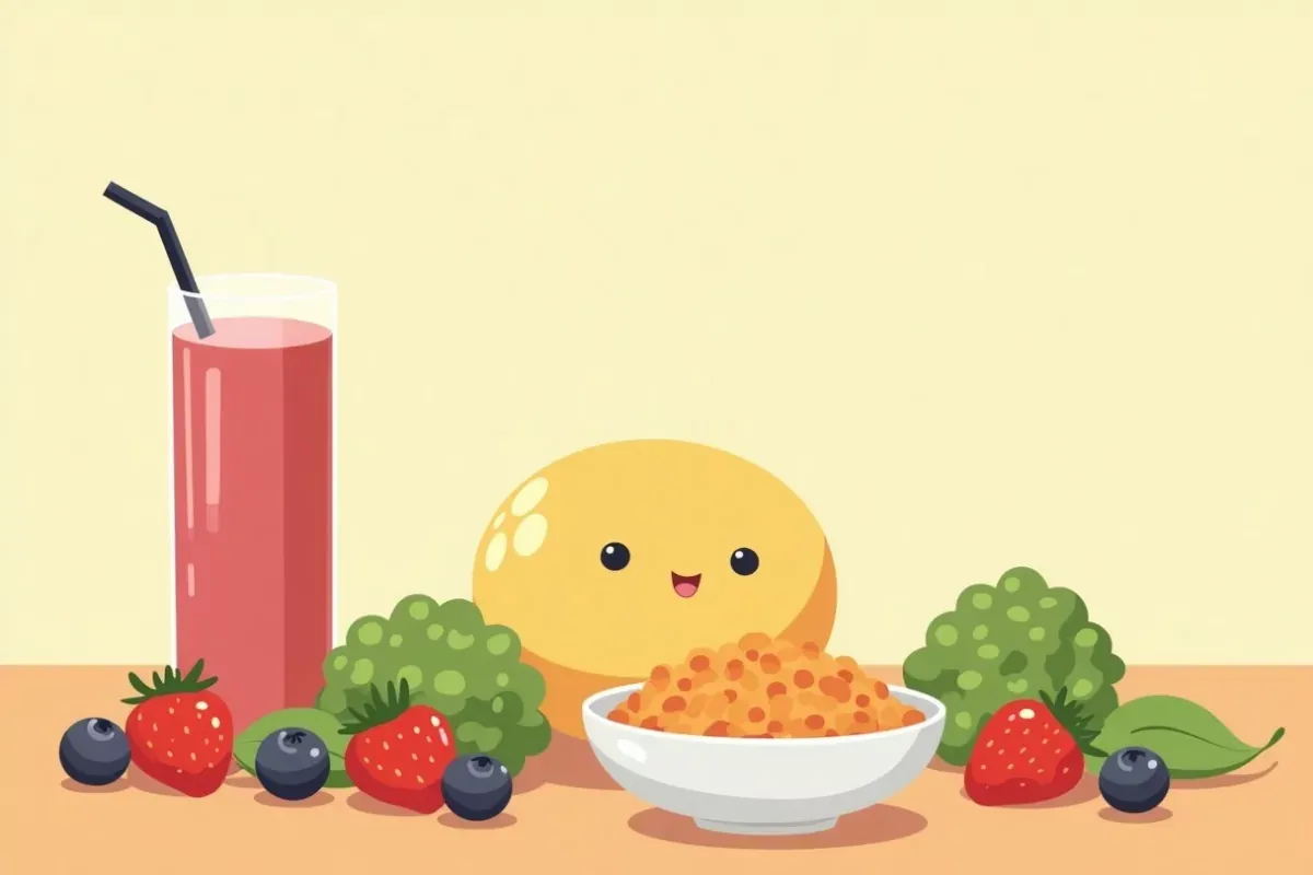 How I Discovered the Smoothie Diet - Studio Ghibli anime illustration