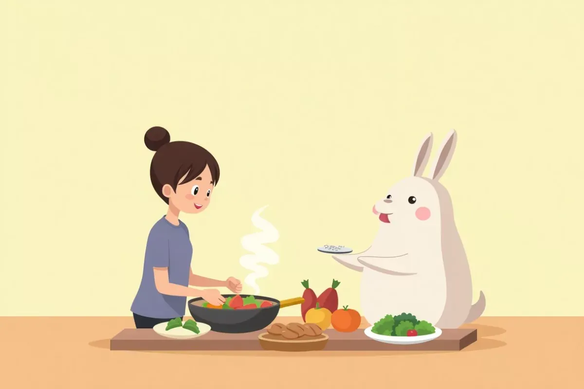 How to start a low carb diet - Studio Ghibli anime illustration