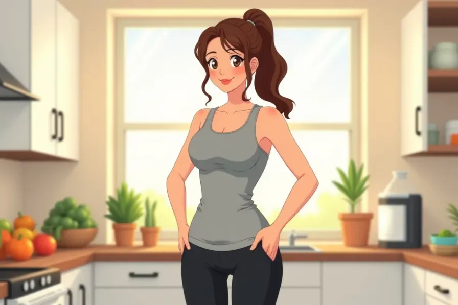 7 Scientifically Proven Ways to Lose Weight Without Extreme Diets - Studio Ghibli anime illustration