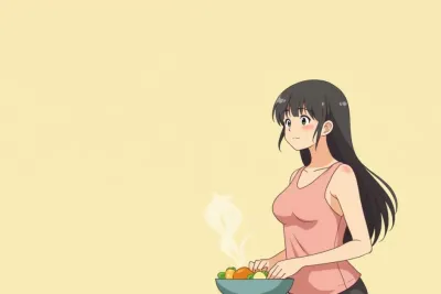 7 Psychology Secrets Behind Long-Term Weight Loss Success - Studio Ghibli anime illustration
