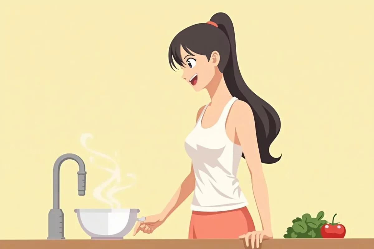 Emotional eating and weight loss - Studio Ghibli anime illustration