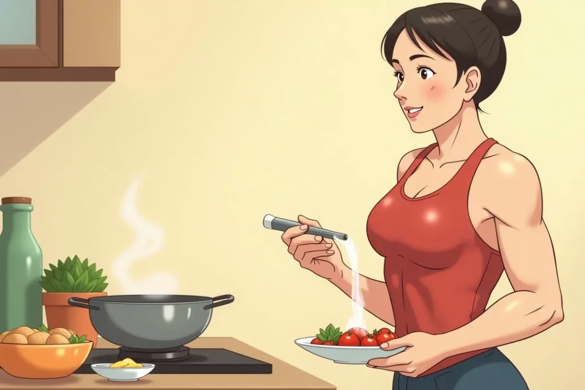 How muscle growth works and why it is possible to grow muscle mass fast - Studio Ghibli anime illustration